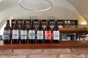 Selection of beers in EFI Pub Konírna